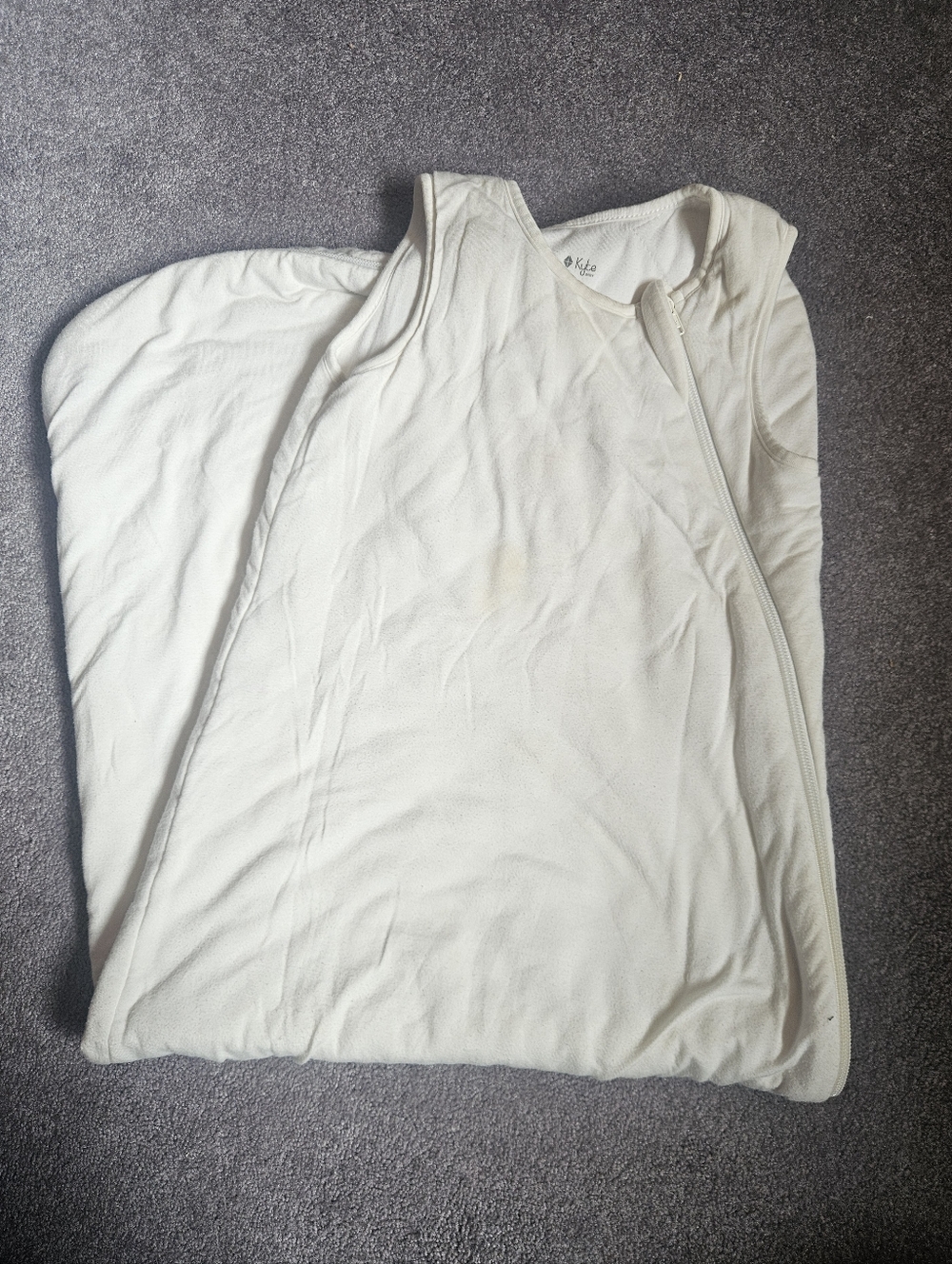 Kyte BABY White Sleep Sack. 2.0 Tog